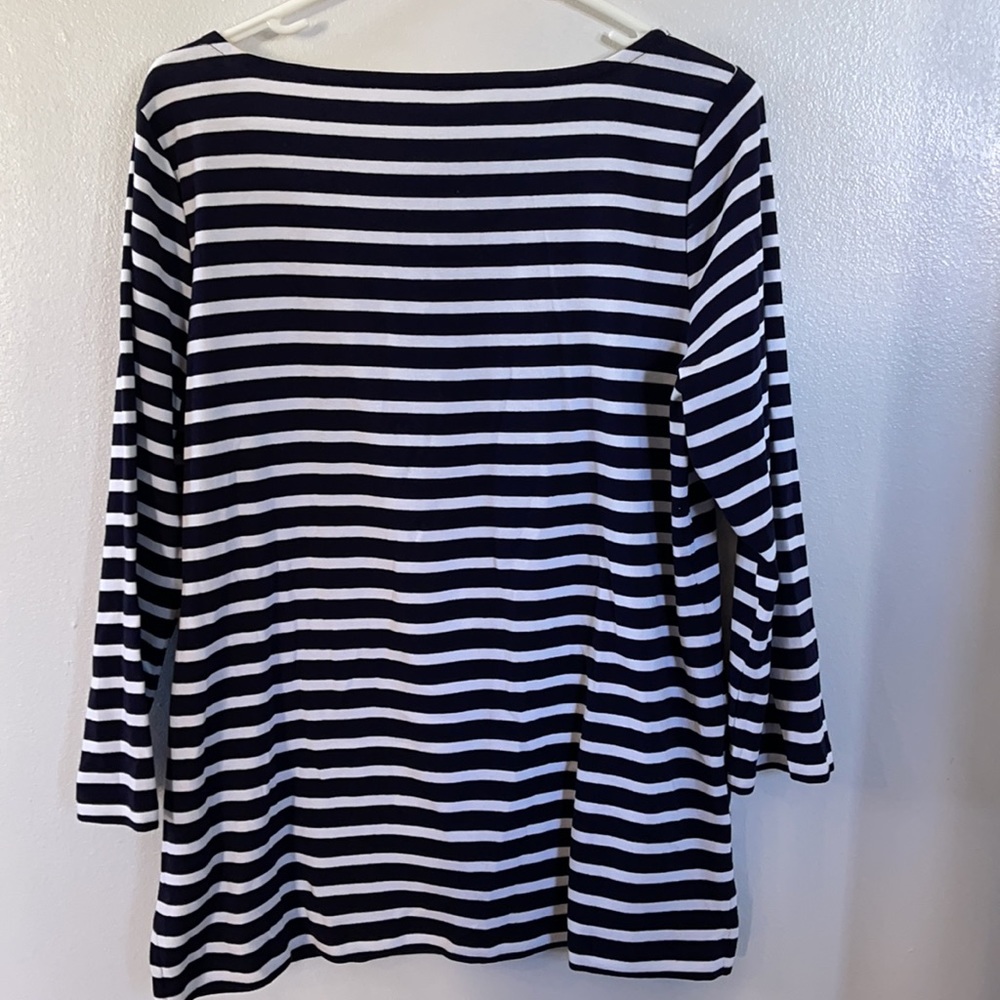 Talbots Stretch Weekend Tee - Picture 3 of 3